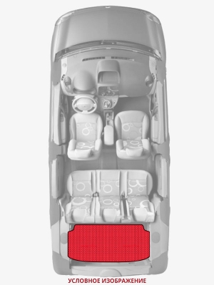 ЭВА коврики «Queen Lux» багажник для Audi 100 (C1)